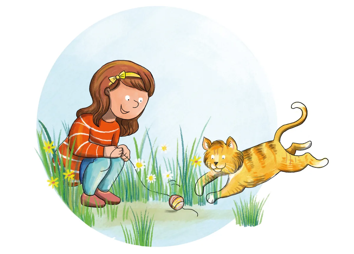 Illustrationen von Celine Geser aus dem Buch von Fabio Ersch «Emma und das Geschenk».